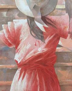 RAAB Oliver 1955,Girl in a Red Dress,David Lay GB 2024-01-07