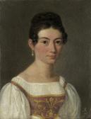 RAABE Joseph, Karl J 1780-1845,Bildnis einer jungen Frau,Galerie Bassenge DE 2010-06-03