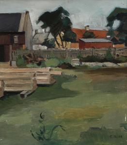 RAADAL Erik 1905-1941,Landscape from Gjern, Denmark,Bruun Rasmussen DK 2024-01-02