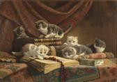 RAAPHORST Cornelis 1875-1954,Mischievous Kittens,Skinner US 2006-09-15