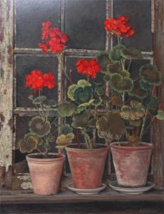 raaphorst WILHELMUS 1870-1963,Geraniums in pots,1931,John Nicholson GB 2009-09-23