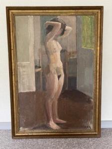 RAASCHOU NIELSEN Knud 1915-1980,Composition with naked woman,Bruun Rasmussen DK 2022-08-18