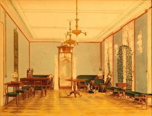 RABE Johannes 1827,An interior scene with figures,1843,Bonhams GB 2011-03-20
