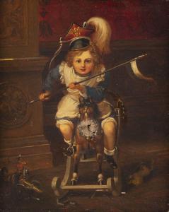 RABE Theodor 1822-1890,Little cavalryman,Hargesheimer Kunstauktionen DE 2022-09-07