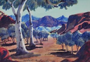 RABERABA Herbert 1916-1975,Ghost Gums, James Range,Elder Fine Art AU 2020-03-02
