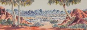 RABERABA Herbert 1916-1975,Panorama - Mac Donnell Ranges,Elder Fine Art AU 2023-07-31