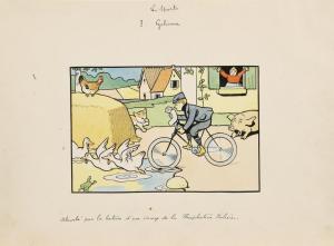 RABIER Benjamin 1864-1939,Cyclisme,Rossini FR 2023-03-30