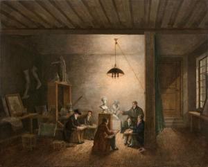 RABIGOT Gabriel 1753-1834,L'Ecole gratuite de dessin de la ,Artcurial | Briest - Poulain - F. Tajan 2020-06-16
