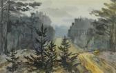 RABINE Oskar 1928-2018,Trouée dans la forêt. Prilouki. 1958.,1958,Galerie Koller CH 2007-11-11