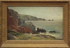 rabjohn thomas henry 1852-1943,Coastal Landscape,Clars Auction Gallery US 2009-04-04