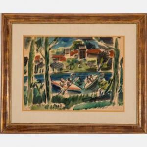 RABUS Carl 1898-1983,Boats URR,1947,Gray's Auctioneers US 2021-10-27