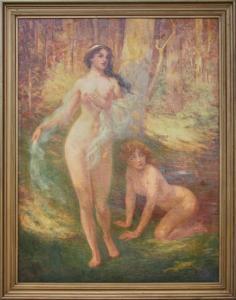 RACHMIEL jean 1871-1954,nudes in the forest,Kaminski & Co. US 2019-09-22