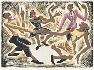 RACKLEY Mildred 1906-1992,Boogie Woogie,1940,Swann Galleries US 2024-01-25