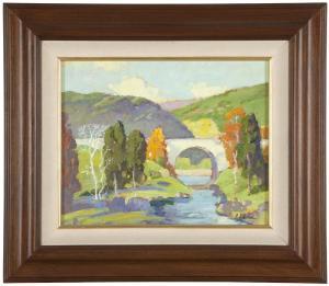 RACKUS Richard,Oak Creek Bridge,John Moran Auctioneers US 2016-01-19