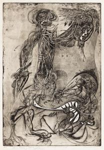 RACZ Andre 1916-1994,Perseus Beheading Medusa I,1944,Swann Galleries US 2021-03-04