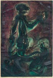 RACZ Andre 1916-1994,Perseus Beheading Medusa VIII,1945,Hindman US 2024-01-25