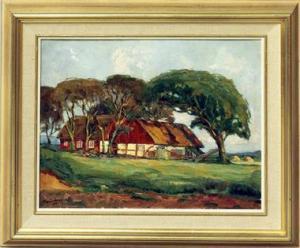 RADETZKY Tage 1878-1954,Schwedische Landschaft mit Bauernhof,1924,Reiner Dannenberg DE 2019-06-20