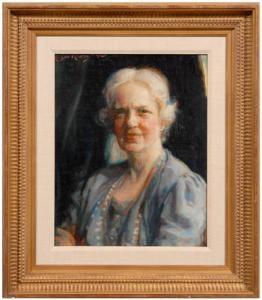 RADITZ Lazar 1887-1956,portrait of an older woman,1945,Brunk Auctions US 2008-01-05