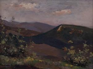 RADNAY József 1896-1963,Landscape with Mountains,Pinter HU 2021-10-26