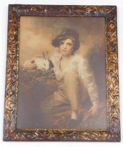 RAEBURN Henry 1756-1823,boy with rabbit,Golding Young & Mawer GB 2018-08-15