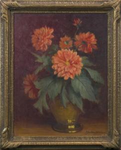 RAEBURN MIDDLETON JAMES 1855-1910,STILL LIFE OF DAHLIA FLOWERS,McTear's GB 2018-04-01