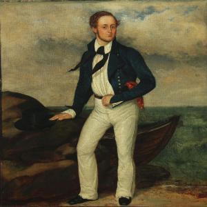 RAEDEL Georg Carl Christian 1808-1870,English sailor,1838,Bruun Rasmussen DK 2012-02-20