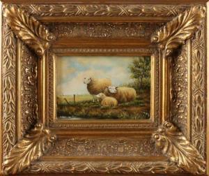 Raes W 1900,Sheep in landscape,20th century,Twents Veilinghuis NL 2017-10-13