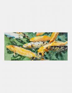 RAFFAEL Joseph 1933-2021,Untitled (Nine Fish),1978,Hindman US 2023-07-27