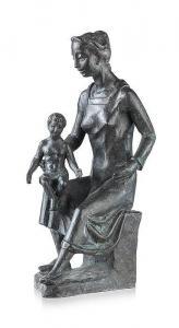 RAFFAELLI RAFFAELE 1916-1977,Mutter mit Kind,Fischer CH 2015-11-26