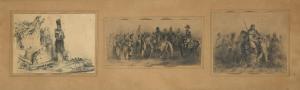 RAFFET Auguste Denis 1804-1860,Grenadier ; Napoléon passant en revue ses troupes,Etienne de Baecque 2023-03-31