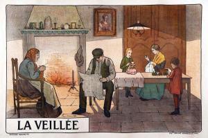 RAFFIN FERDINAND,La Veillée ( de Noël en Famille ),1900,Millon & Associés FR 2020-02-28