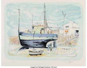 RAFFLEWSKI Ralf 1943-2019,Port de Lesconil Bretagne,Heritage US 2023-12-14