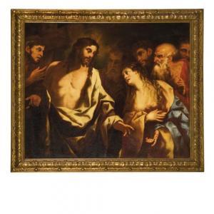 RAGGI Pietro Paolo 1646-1724,Cristo e l'adultera,Wannenes Art Auctions IT 2017-11-29