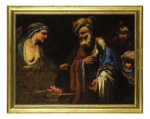 RAGGI Pietro Paolo 1646-1724,Saul e la maga di Endor,1997,Wannenes Art Auctions IT 2019-12-03