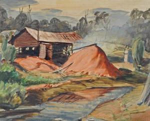 RAGLESS Maxwell Richard Ch 1901-1981,The Saw Mill,Elder Fine Art AU 2023-09-03