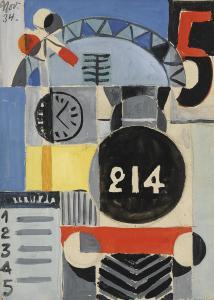 RAGNI Hector 1897-1952,LOCOMOTORA 214,1934,Sotheby's GB 2018-11-13