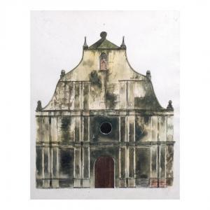 RAGODON Rodolfo 1929-2001,Church of Pamplona Isabela,1978,Leon Gallery PH 2024-04-20