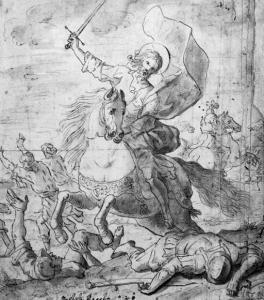 RAGOLIA Michele 1638-1686,Saint James the Great fighting the Moors,Christie's GB 1999-12-15