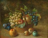 RAGONOT F 1800-1800,Still life of fruit in a basket,19th century,Dreweatt-Neate GB 2007-10-24