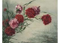 RAGUSA Eleonora, Tama 1861-1939,Carnation,Mainichi Auction JP 2021-07-16