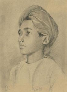 rahiman abalal 1860-1931,A GROUP OF FIVE PORTRAITS,Christie's GB 2017-05-18