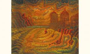 RAHLEJEV de Marie 1900-1900,Temple du Graal  devant le soleil,Boisgirard - Antonini FR 2004-07-20