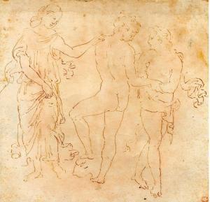 RAIMONDI Marcantonio 1480-1534,Hercule entre le Vice et la Vertu,Aguttes FR 2023-06-22