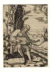 RAIMONDI Marcantonio,Suonatore di chitarra (ritratto di Giovanni Filote,1505,Gonnelli 2023-11-28