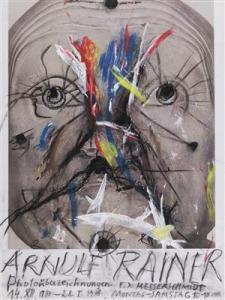 RAINER Arnulf 1929,Ausstellungs-Plakat,1978,Palais Dorotheum AT 2018-11-13