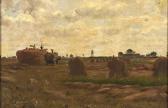 RAISSIGUIER Paul Emile 1851-1932,Haymaking,1891,Mellors & Kirk GB 2021-09-07