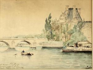 RAISSIGUIER Paul Emile 1851-1932,PARIS, LE PONT NEUF,1884,Versailles Enchères FR 2020-03-21