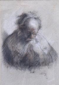 RAISSIS ARIS,Portrait of an elderly gentleman,David Lay GB 2012-04-12
