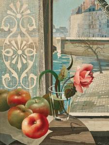 RAKOFF Ratislaw 1904-1982,A view from the window,1959,Palais Dorotheum AT 2024-02-21