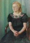 RAKOWSKI Mieczysław 1882-1947,Portret kobiety w fotelu,Rempex PL 2014-11-30